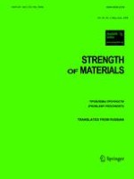 Strength of Materials 3/2008