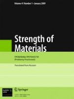 Strength of Materials 1/2009