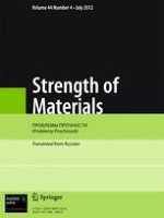 Strength of Materials 4/2012
