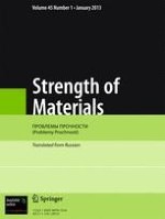 Strength of Materials 1/2013