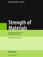 Strength of Materials 4/2016