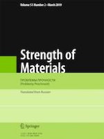Strength of Materials 2/2019