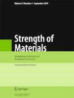 Strength of Materials 5/2019