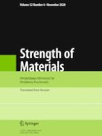 Strength of Materials 6/2020