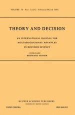 Theory and Decision 1-2/2004
