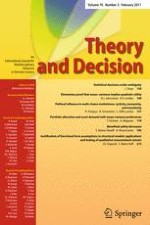 Theory and Decision 2/2011