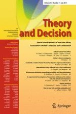 Theory and Decision 1/2011