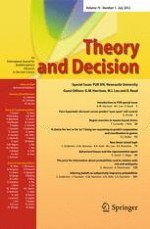 Theory and Decision 1/2012