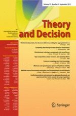 Theory and Decision 3/2012