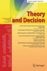 Theory and Decision 3/2014