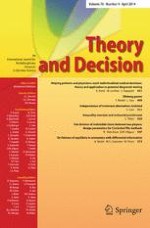 Theory and Decision 4/2014