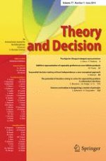 Theory and Decision 1/2014