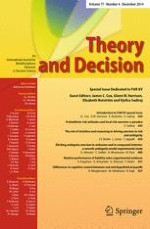 Theory and Decision 4/2014