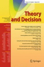 Theory and Decision 3/2015