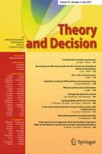 Theory and Decision 4/2015