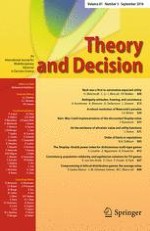 Theory and Decision 3/2016