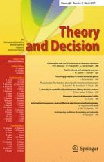 Theory and Decision 3/2017