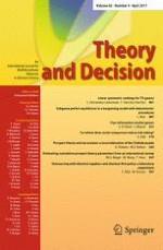 Theory and Decision 4/2017