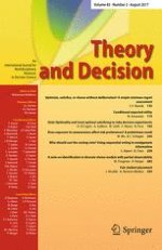 Theory and Decision 2/2017