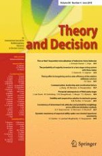 Theory and Decision 4/2018