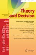 Theory and Decision 1/2023
