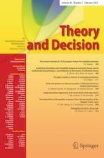 Theory and Decision 2/2023