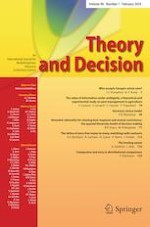 Theory and Decision 1/2024