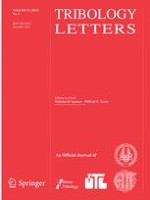 Tribology Letters 3/2013