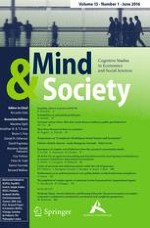 Mind & Society 1/2016