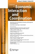 Journal of Economic Interaction and Coordination 2/2015