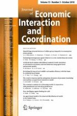 Journal of Economic Interaction and Coordination 3/2018