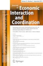 Journal of Economic Interaction and Coordination 3/2019