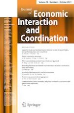 Journal of Economic Interaction and Coordination 4/2021