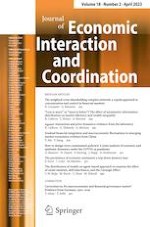 Journal of Economic Interaction and Coordination 2/2023