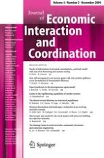 Journal of Economic Interaction and Coordination 2/2009