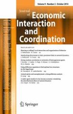Journal of Economic Interaction and Coordination 2/2014
