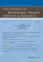 The Journal of Behavioral Health Services & Research 1/2009