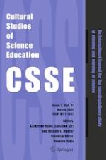 Cultural Studies of Science Education 1/2019