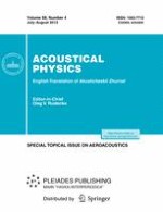 Acoustical Physics 4/2012