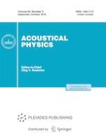 Acoustical Physics 5/2018