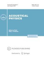Acoustical Physics 4/2020
