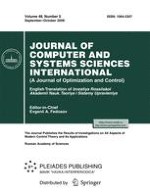 Journal of Computer and Systems Sciences International 5/2009