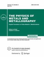 Physics of Metals and Metallography 5/2012