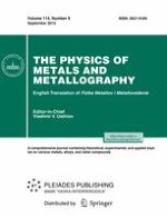Physics of Metals and Metallography 9/2013