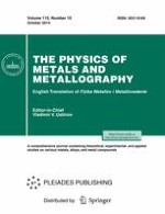 Physics of Metals and Metallography 10/2014