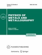 Physics of Metals and Metallography 4/2017