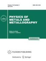 Physics of Metals and Metallography 4/2018