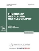 Physics of Metals and Metallography 8/2023