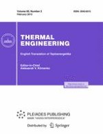 Thermal Engineering 2/2013