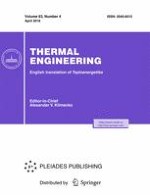 Thermal Engineering 4/2016
